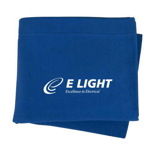  Royal Sweatshirt Blanket - E Light Electric with Tagline