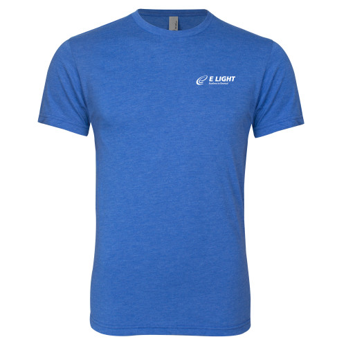  Next Level Royal Triblend Tee - E Light Electric with Tagline