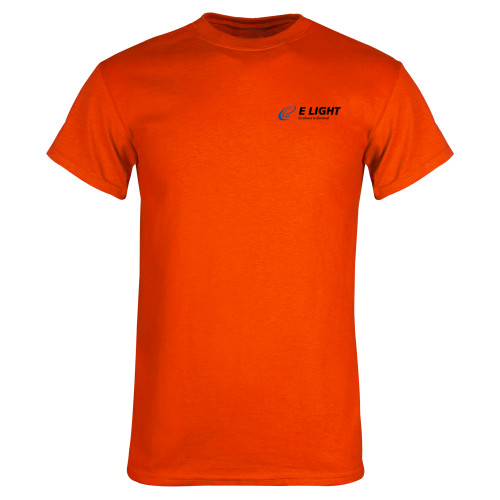  Orange T Shirt - E Light Electric with Tagline