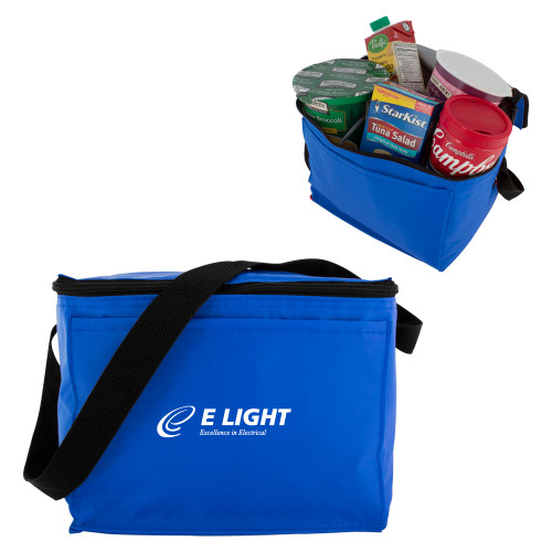  Six Pack Royal Cooler - E Light Electric with Tagline
