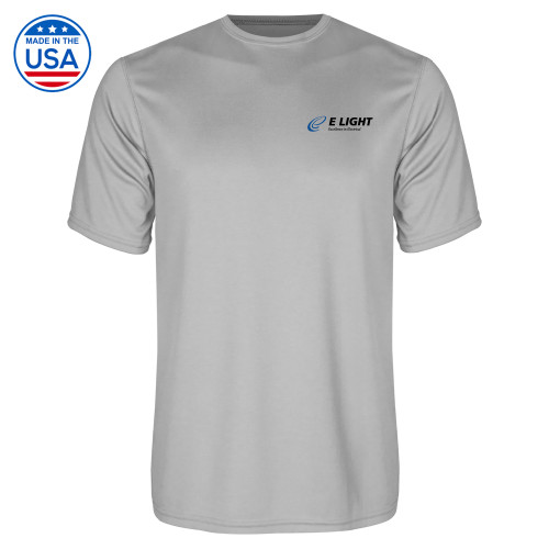  Platinum Performance Tee - E Light Electric with Tagline