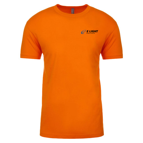  Next Level Orange SoftStyle T Shirt - E Light Electric with Tagline