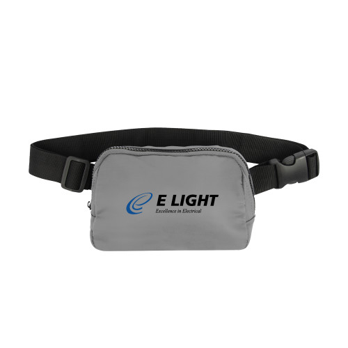  Anywhere Grey Belt Bag - E Light Electric with Tagline