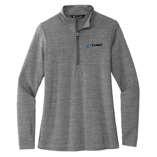  TravisMathew Womens Grey Crestview 1/4 Zip - E Light Electric