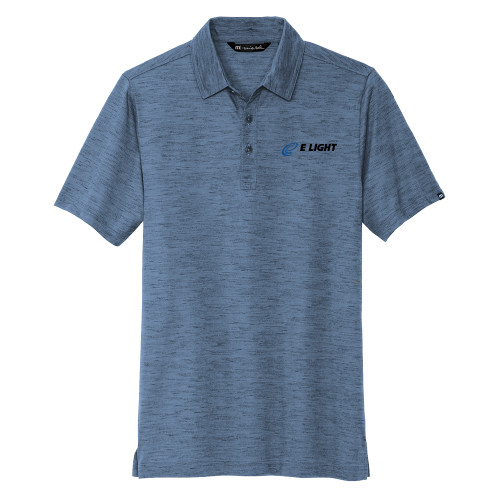  TravisMathew Riviera Blue Auckland Slub Polo - E Light Electric