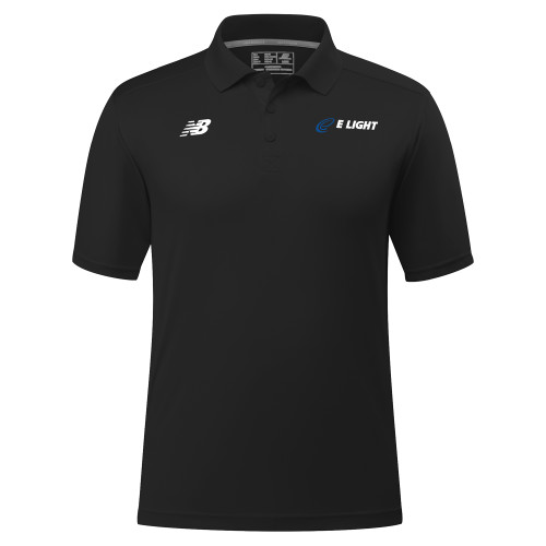 New Balance Black Performance Polo - E Light Electric