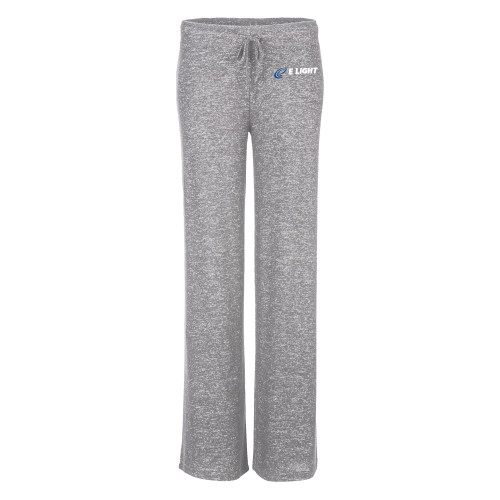  Boxercraft Womens Oxford Grey Heather Cuddle Wide Leg Pant - E Light Electric