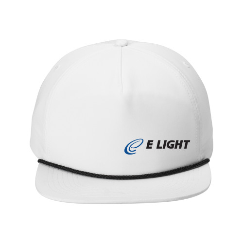  Retro White/Black Rope Cap - E Light Electric