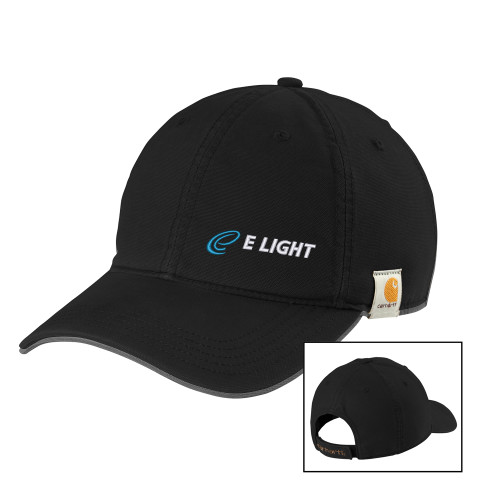  Carhartt Black Cotton Adjustable Canvas Hat - E Light Electric
