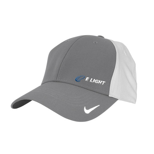  Nike Charcoal/White Swoosh Legacy 91 Hat - E Light Electric