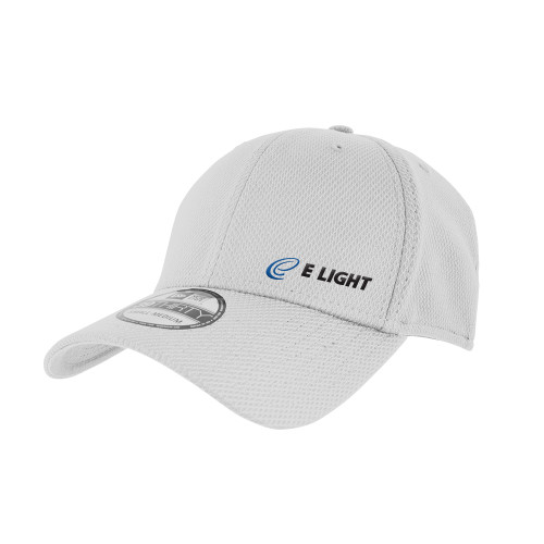  New Era White Diamond Era 39Thirty Stretch Fit Hat - E Light Electric