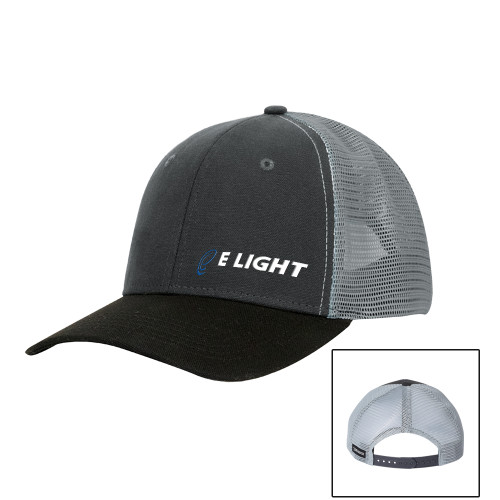  DRI DUCK Hudson Charcoal/Black Trucker Hat - E Light Electric