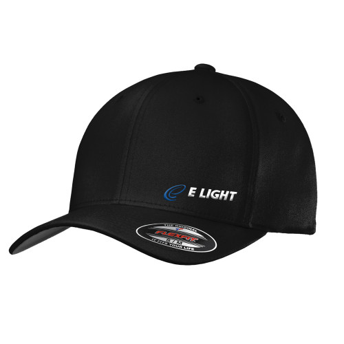  Black Flexfit Structured Low Profile Hat - E Light Electric