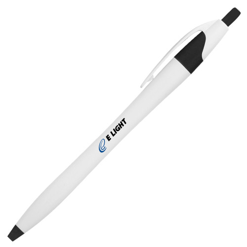  Dart White/Black Pen w/Blue Ink - E Light Electric
