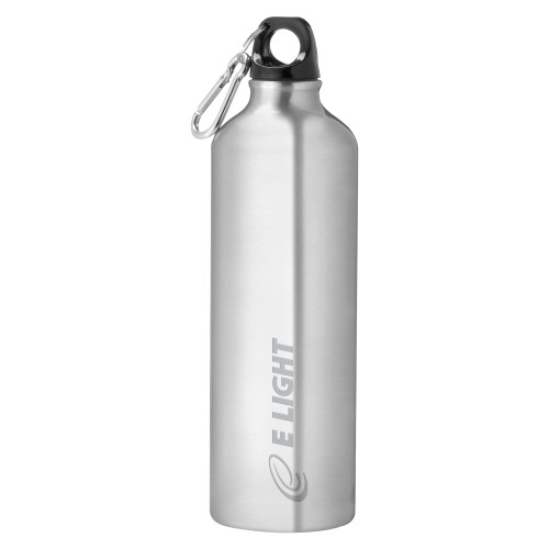  Venture Aluminum Silver Bike Bottle 26oz - E Light Electric Engraved