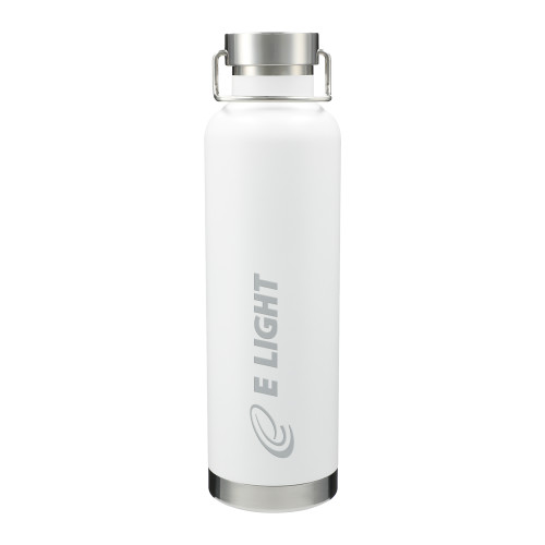  Thor Copper Vacuum Insulated White Bottle 32oz - E Light Electric Engraved