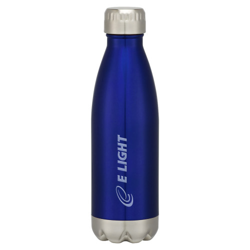  Swig Stainless Steel Blue Bottle 16oz - E Light Electric Engraved