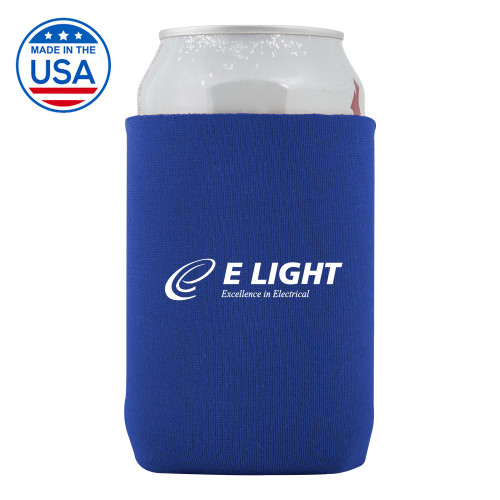  Neoprene Royal Can Holder - E Light Electric with Tagline