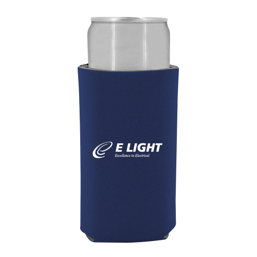  Slim Navy Can Holder - E Light Electric with Tagline