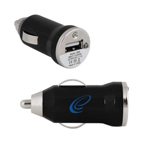  On the Go Black Car Charger - E Sub Mark
