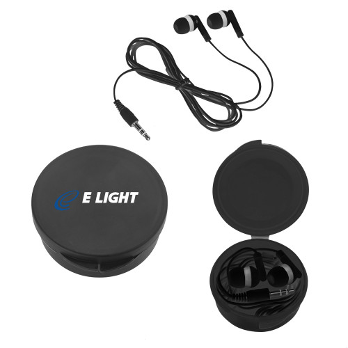  Ear Buds in Black Case - E Light Electric