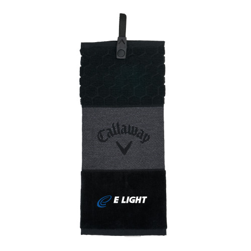  Callaway Black Trifold Towel - E Light Electric