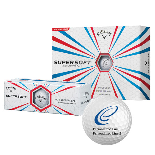  Callaway Supersoft Golf Balls 12/pkg - E Sub Mark