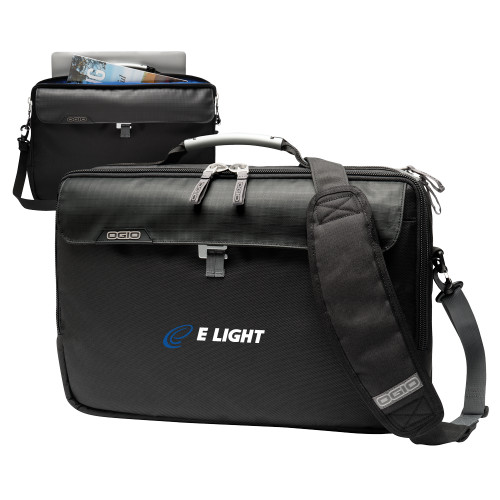  OGIO Black Pursuit Messenger Bag - E Light Electric