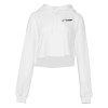 Thumbnail image for  Bella + Canvas Womens White Cropped Fleece Hood