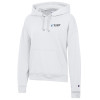 Thumbnail image for  Champion Womens White Powerblend Pullover Hood