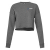 Thumbnail image for  Bella + Canvas Womens Deep Heather Cropped Fleece Crew