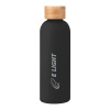 Thumbnail image for  Blair Black Stainless Steel Bottle w/ Bamboo Lid 17 oz