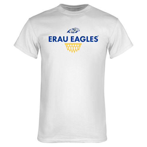  White T Shirt - Basketball Sharp Net