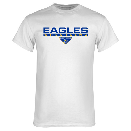  White T Shirt - Wrestling Bar