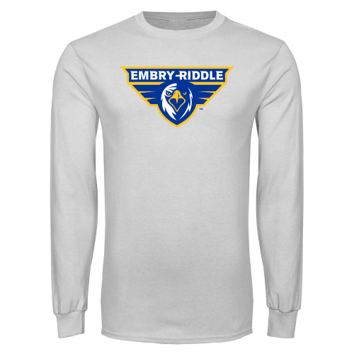  White Long Sleeve T Shirt - Athletic Mark