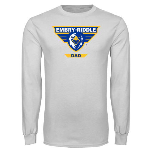  White Long Sleeve T Shirt - Dad