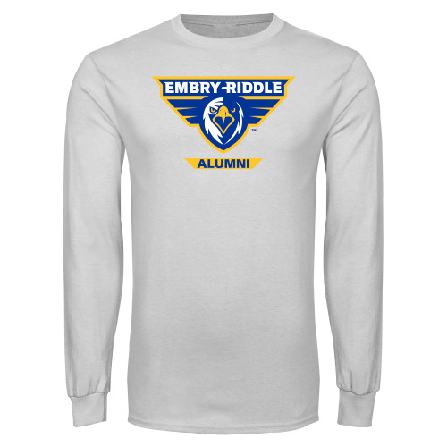  White Long Sleeve T Shirt - Alumni