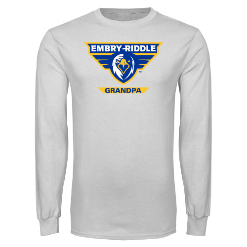  White Long Sleeve T Shirt - Grandpa