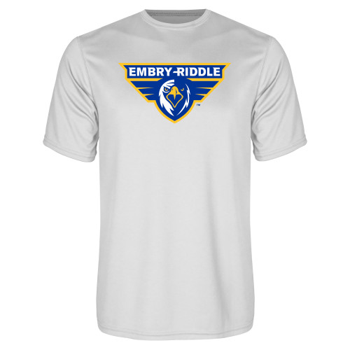  White Performance Tee - Athletic Mark