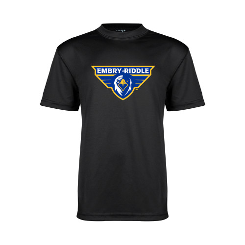  Youth Performance Black Tee - Athletic Mark