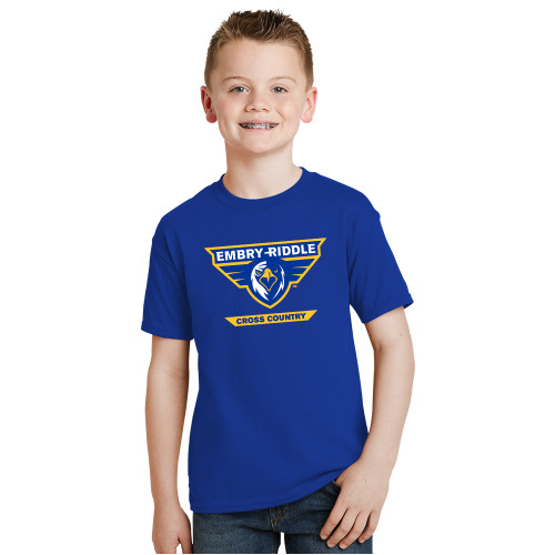  Youth Royal T Shirt - Cross Country