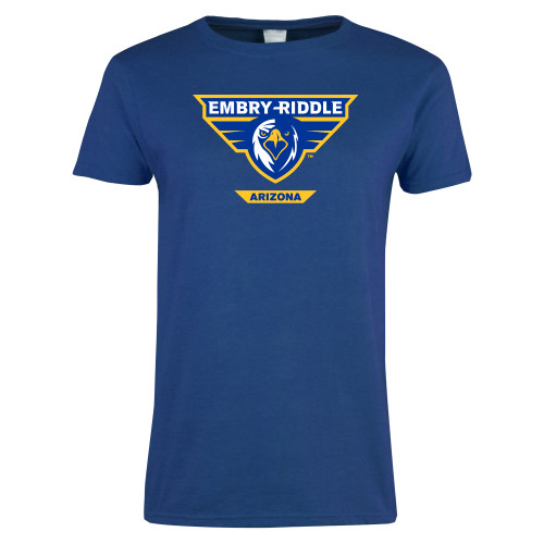  Womens Royal Short Sleeve Tee - Athletic Mark - Arizona