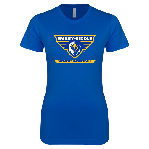  Next Level Womens Royal Boyfriend Tee - Womens Basketball