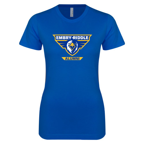  Next Level Womens Royal Boyfriend Tee - Alumni