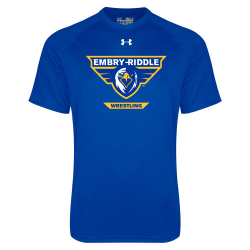  Under Armour Royal Tech Tee - Wrestling