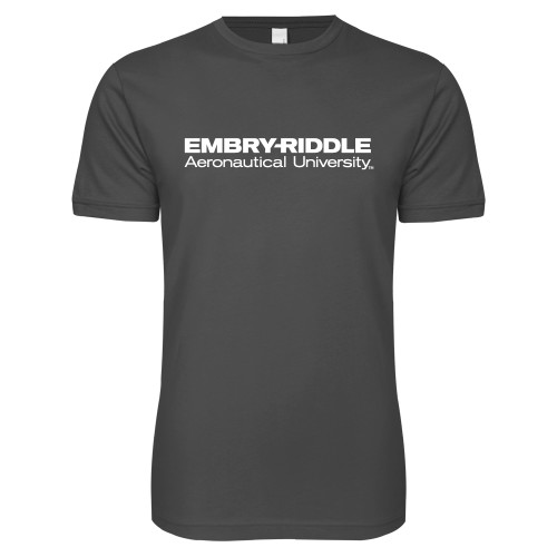  Next Level Charcoal SoftStyle T Shirt - Embry-Riddle Aeronautical University