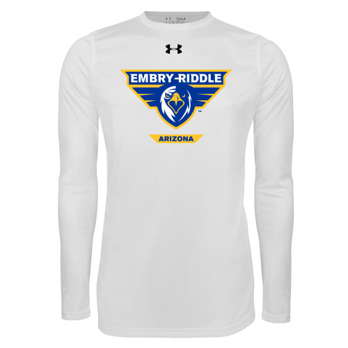  Under Armour White Long Sleeve Tech Tee - Athletic Mark - Arizona