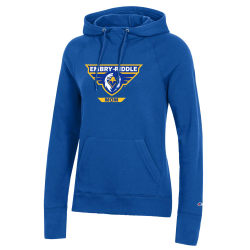  Champion Womens Royal Pull Over Hood - Mom