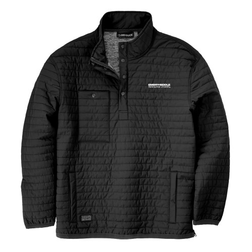 Embry Riddle Prescott DRI DUCK Black Keystone Quilted Pullover
