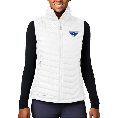  Columbia Womens White Powder Lite Vest - Athletic Mark
